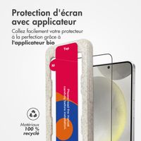 Accezz Protection d'écran en verre trempé avec applicateur Samsung Galaxy S25 / S24