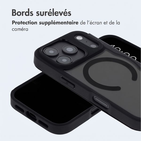 imoshion Bookcase transparente avec MagSafe Apple iPhone 18 Pro Max / 17 Pro Max - Noir