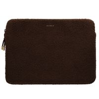 Selencia Housse laptop teddy 15-16 pouces - Choco Brown