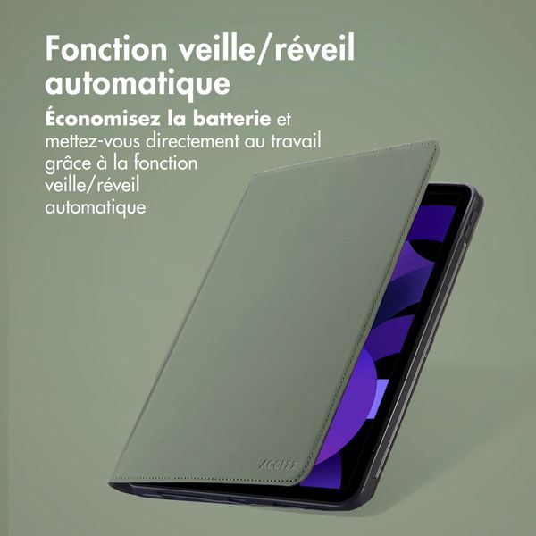 Accezz Coque tablette Classic Apple iPad 11 (2025) 11 pouces A16 / iPad 10 (2022) 10.9 pouces - Vert