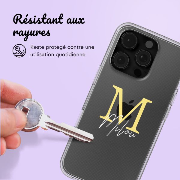 Coque avec votre propre photo et/ou texte Apple iPhone 16 Pro Max - Letter