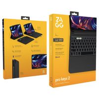 ZAGG Coque clavier tablette Pro Keys 2 Apple iPad Pro 13 (2025) M5 / (2024) M4 - QWERTY / NL - Noir