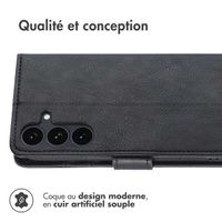 imoshion Étui de télephone portefeuille de luxe Samsung Galaxy S25 FE - Noir