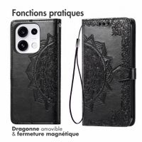 imoshion Etui de télephone Mandala Oppo Reno 16 F - Noir