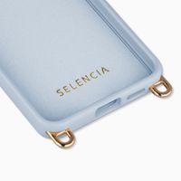 Selencia Coque arrière Rivièra avec MagSafe avec crochets amovibles Samsung Galaxy A57 (5G) - Powder Blue