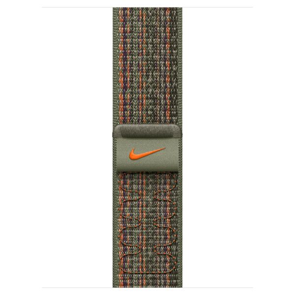 Apple Bracelet Nike Sport Loop Apple Watch | 38/40/41/42 mm - Sequoia & Orange
