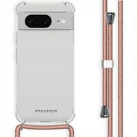 imoshion Coque arrière transparente avec cordon Google Pixel 8 - Rose Doré