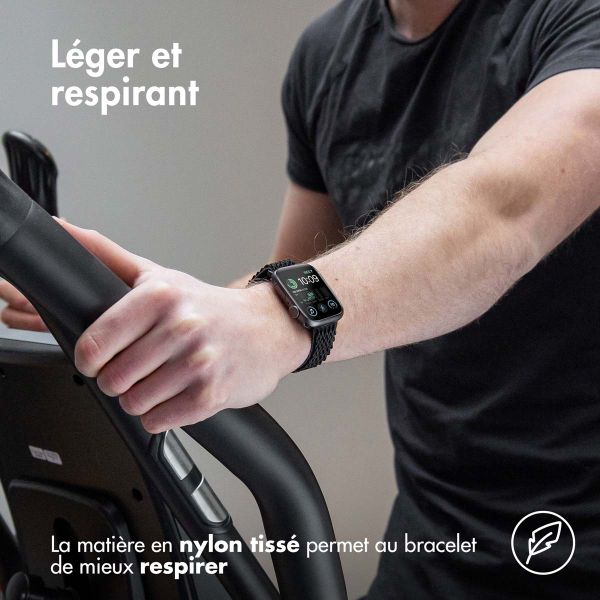 imoshion Bracelet en nylon élastique  - Connexion universelle 20 mm - Noir