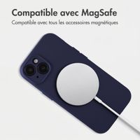 Accezz Coque Grip avec MagSafe Apple iPhone 13 - Bleu foncé