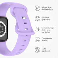 imoshion Bracelet en silicone⁺ Apple Watch | 38/40/41/42 mm - Taille S/M - Lilas