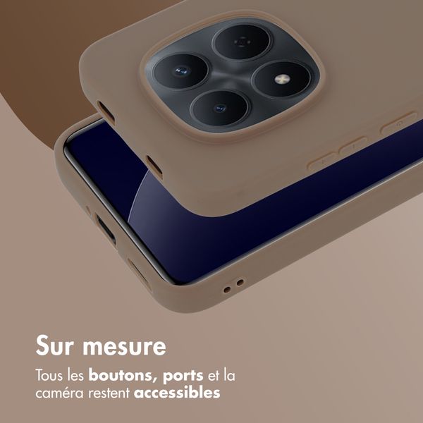 imoshion Coque Couleur Xiaomi Redmi Note 15 Pro (5G) - Marron