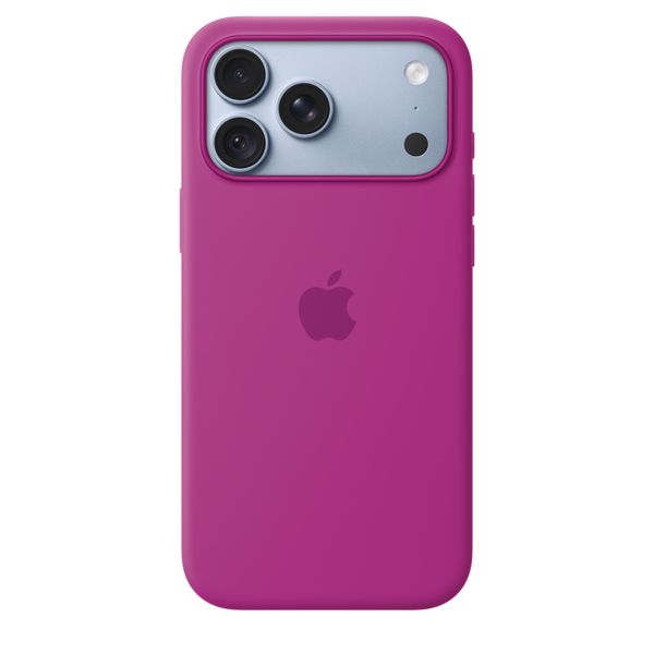 Apple Coque en silicone avec MagSafe Apple iPhone 18 Pro Max - Magenta
