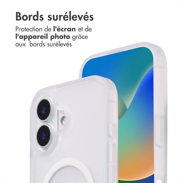 imoshion Coque Color Guard avec MagSafe Apple iPhone 16 - Blanc