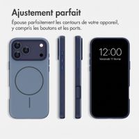 imoshion Coque arrière Color avec Thin MagSafe Ring Apple iPhone 17 Pro Max - Bleu foncé