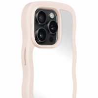 Holdit Coque Wavy Apple iPhone 15 Pro Max - Light Beige / Mirror