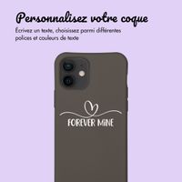 Coque Color MagSafe avec cordon amovible et photo et/ou texte personnalisés Apple iPhone 12 (Pro) - Petit cœur orné
