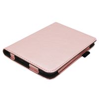 imoshion Étui de liseuse portefeuille en cuir végan Kobo Nia - Rose Doré