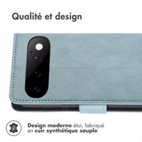 imoshion Étui de télephone portefeuille de luxe Google Pixel 11 - Bleu clair