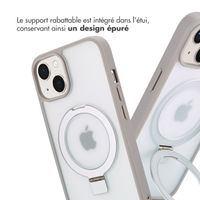 Accezz Coque Ring Stand avec MagSafe Apple iPhone 13 - Gris