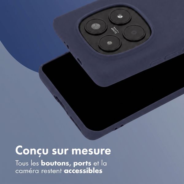 imoshion Coque Couleur Xiaomi Redmi Note 15 Pro (4G) - Bleu foncé