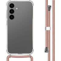 imoshion Coque arrière transparente avec cordon Samsung Galaxy S24 - Rose Doré