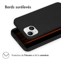 imoshion Coque Couleur Apple iPhone 15 Plus - Noir