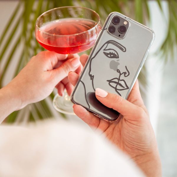 imoshion Coque Design Samsung Galaxy S20 FE - Line Art Woman Black