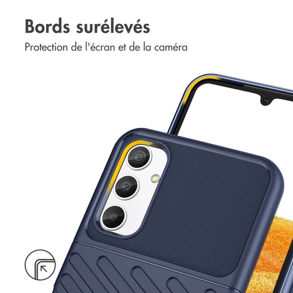 imoshion Coque arrière Thunder Samsung Galaxy A34 (5G) - Bleu foncé