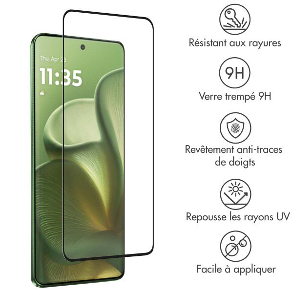 Accezz Protection d'écran en verre trempé Motorola Edge 60 Pro