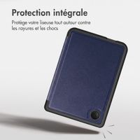 imoshion Étui de liseuse portefeuille Pliable Kobo Clara Colour / BW - Bleu foncé