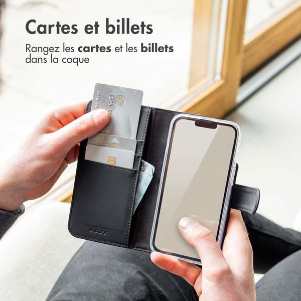 Accezz Étui de télephone Wallet Samsung Galaxy S22 - Noir