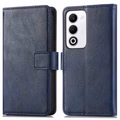 imoshion Étui de télephone portefeuille de luxe Oppo A5 5G (2025) - Bleu foncé