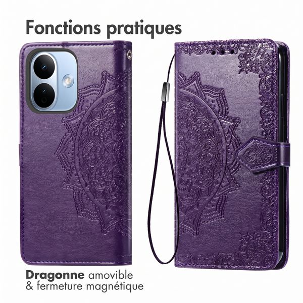 imoshion Etui de télephone Mandala Xiaomi Redmi Note 17 Pro - Violet