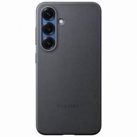 Samsung Original Coque KindSuit en Cuir Végan Samsung Galaxy S25 - Noir