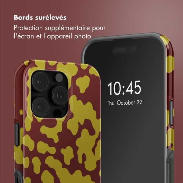 Selencia Coque arrière Vivid avec MagSafe Apple iPhone 16 Pro - Moo'd Olive Dust