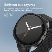 imoshion Coque rigide à couverture complète Samsung Galaxy Watch 8 (40 mm) - Noir
