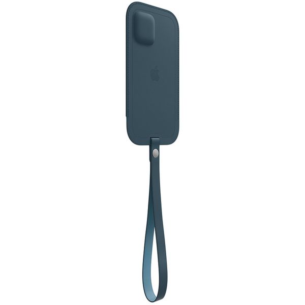 Apple Sacoche en cuir MagSafe Apple iPhone 12 (Pro) - Baltic Blue