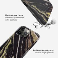 Selencia Coque arrière Vivid Apple iPhone 15 Pro Max - Chic Marble