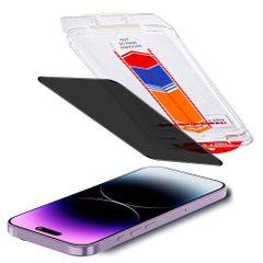 Accezz Protection d'écran en verre trempé avec filtre de confidentialité + Applicateur Apple iPhone 17e / 16e / 14 / 13 / 13 Pro