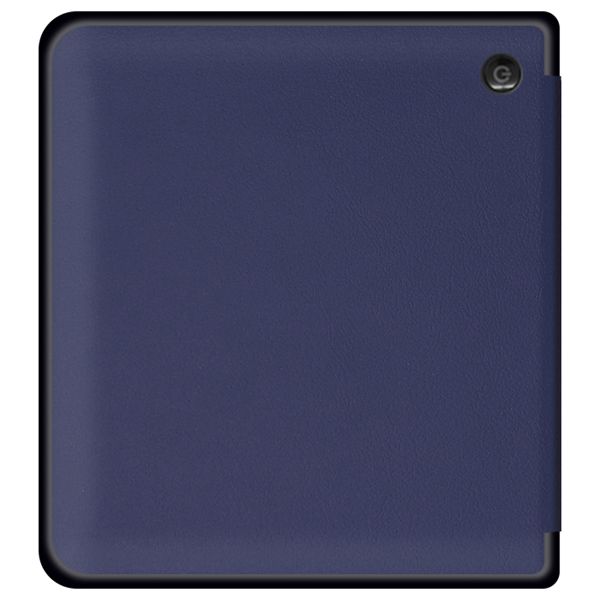 imoshion Étui de liseuse portefeuille Slim Hard Kobo Sage / Tolino Epos 3 - Bleu foncé