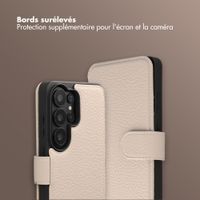 Selencia Étui Riva avec MagSafe et cordon de téléphone Samsung Galaxy S26 Ultra - Beige