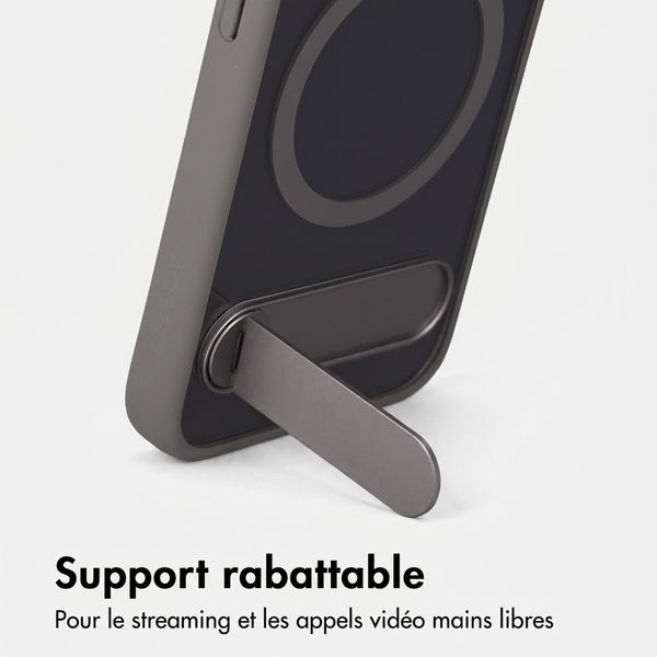 Accezz Coque arrière Hold avec MagSafe Apple iPhone 15 Pro - Grey
