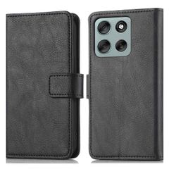 imoshion Étui de télephone portefeuille de luxe Motorola Moto G86 Power - Noir