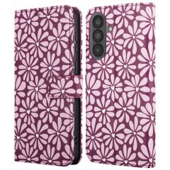 imoshion Étui de télephone portefeuille Design Samsung Galaxy A57 (5G) - Bloom Love Blush