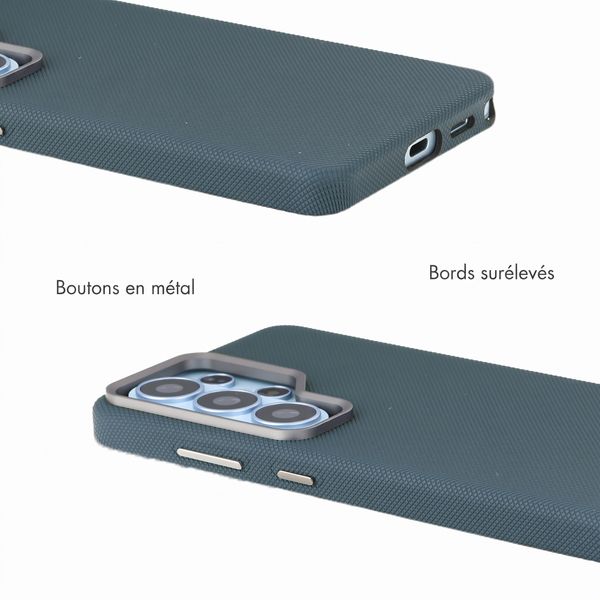 Accezz Coque arrière Mesh avec MagSafe Samsung Galaxy S26 Ultra - Bleu foncé