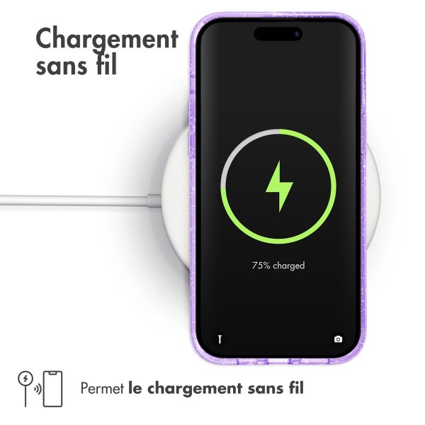 imoshion Coque Pailletée Samsung Galaxy A56 - Paillettes Violet