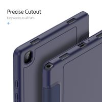 Accezz Coque tablette Smart Silicone Samsung Galaxy Tab A7 - Bleu foncé