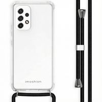 imoshion Coque arrière transparente avec cordon Samsung Galaxy A53 - Noir