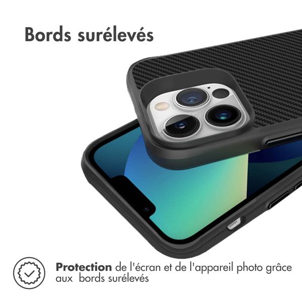 imoshion Rugged Hybrid Carbon Case Apple iPhone 13 Pro - Noir