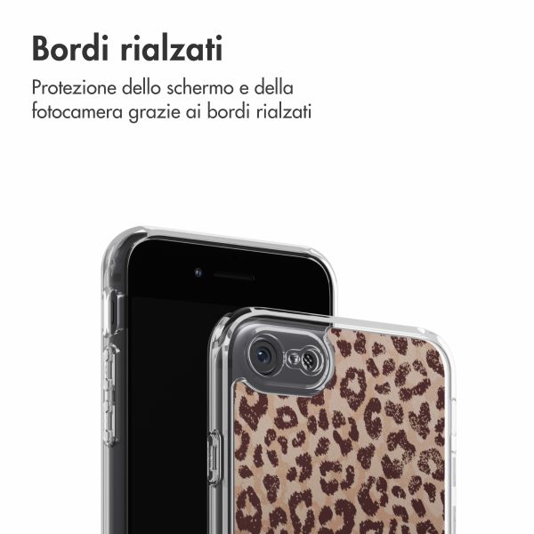 imoshion Coque Design Apple iPhone SE (2022 / 2020) / 8 / 7 - Leopard Mood
